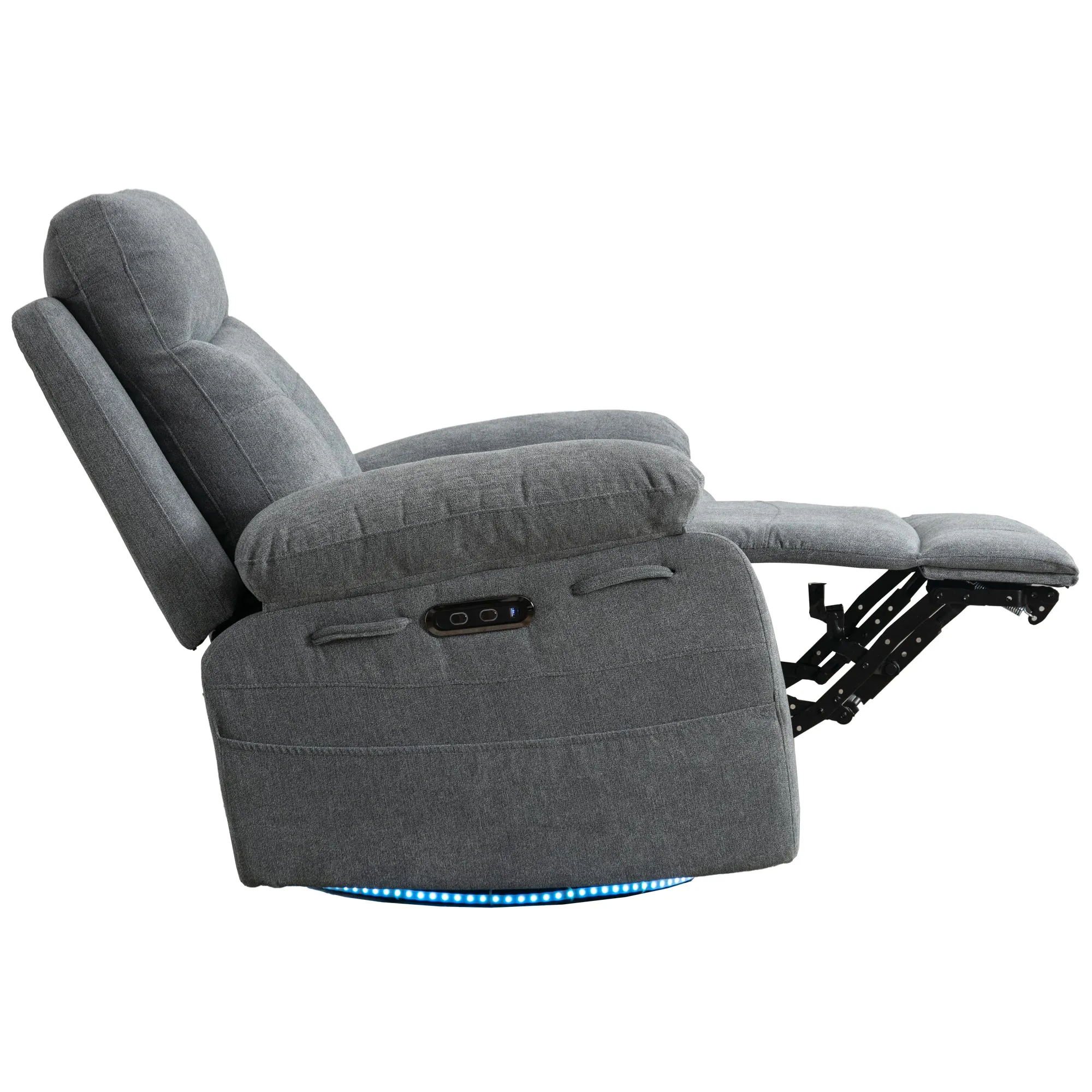 Rotating Electric Recliner Sofa with speaker & LED light