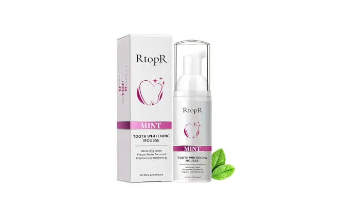 RtopR Mint Teeth Whitening Mousse Foam