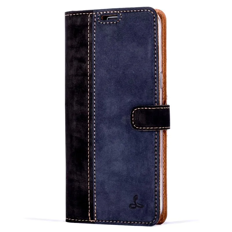 Samsung Galaxy S8 Plus - Vintage Two Tone Leather Wallet (Almost Perfect)