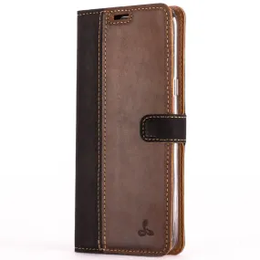 Samsung Galaxy S8 Plus - Vintage Two Tone Leather Wallet (Almost Perfect)