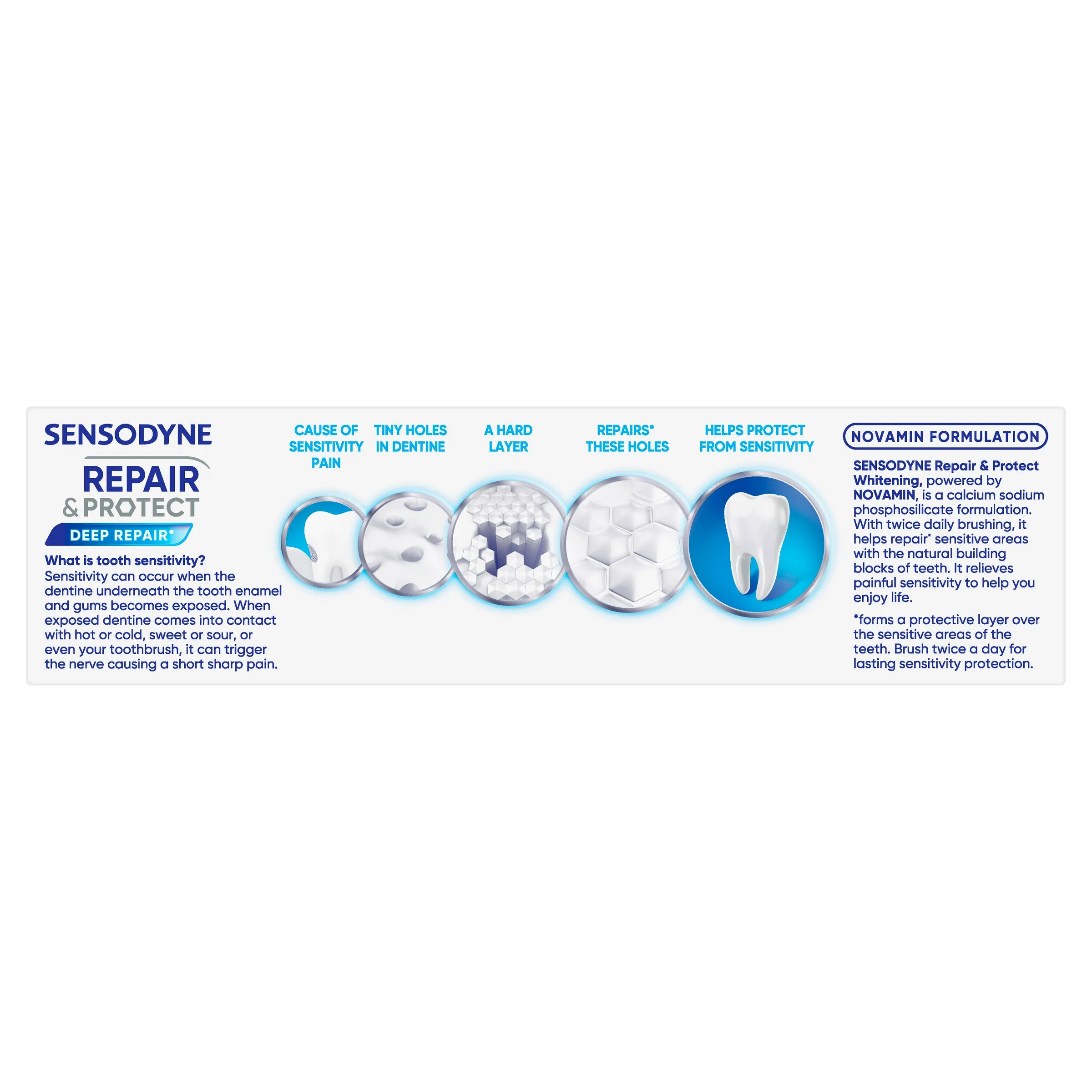 Sensodyne Repair & Protect Whitening Sensitive Toothpaste 100g