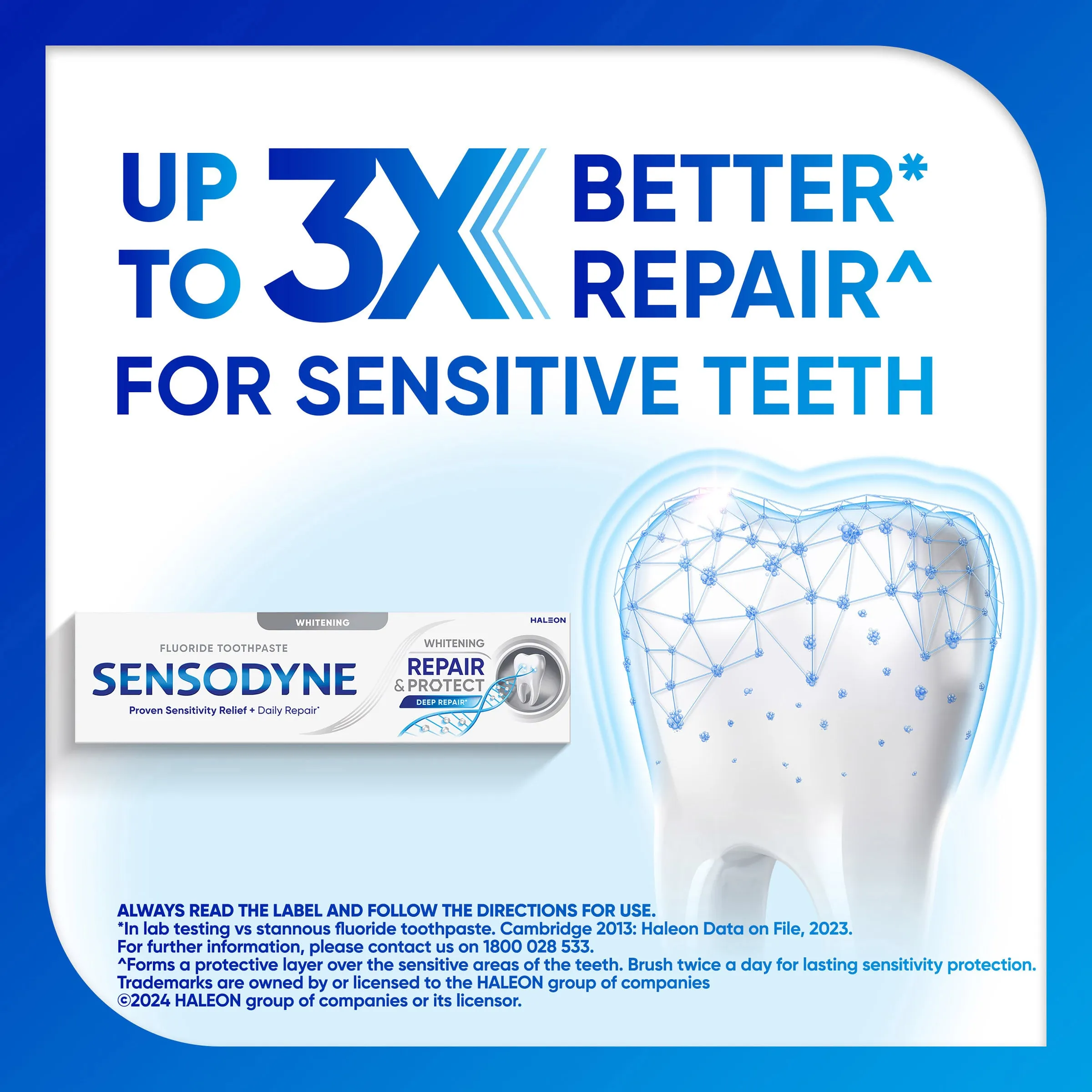 Sensodyne Repair & Protect Whitening Sensitive Toothpaste 100g