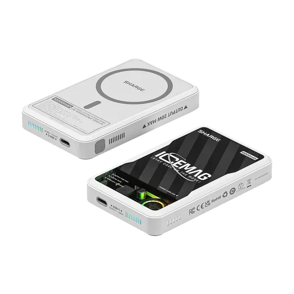 Sharge Icemag Power Bank Inalámbrico 10.000 Mah