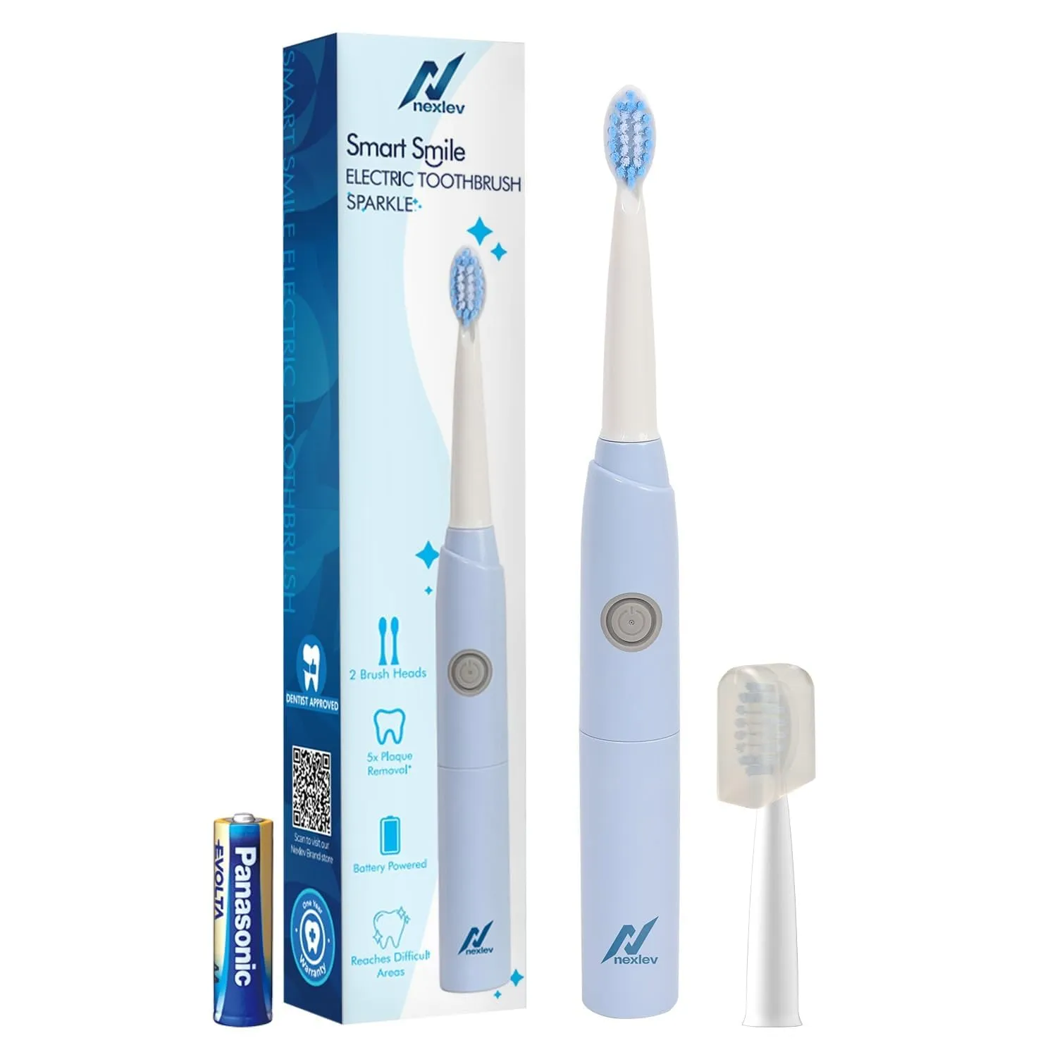 Smart Smile Sonic Electric Toothbrush-Sparkle for Adult | ET-03-BL