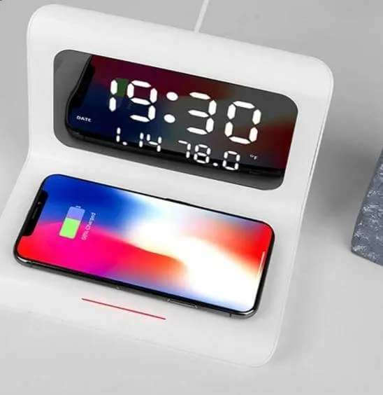 Smart Wireless Charging Alarm Table Clock