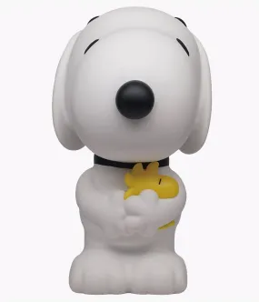 Snoopy Holding Woodstock Coin Bank