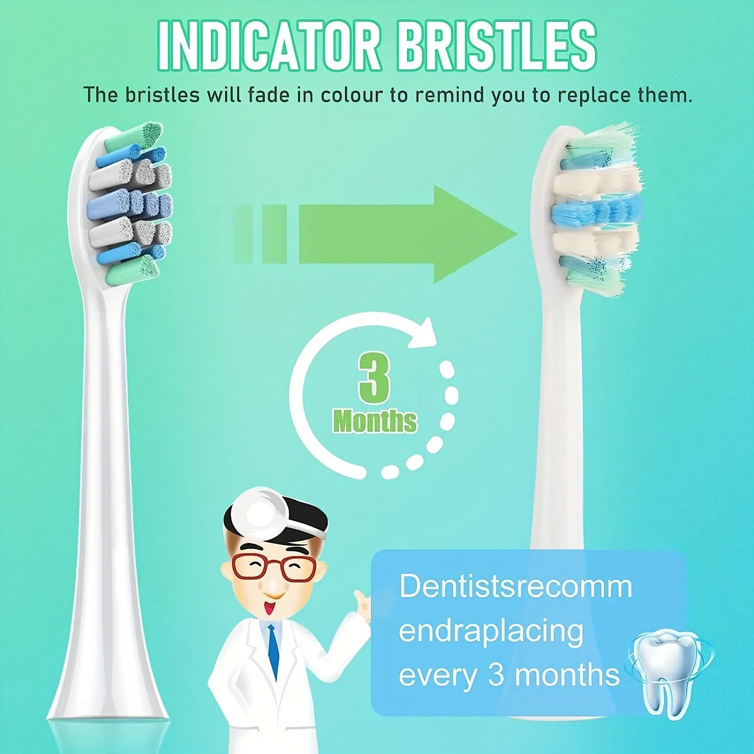 Sonicare Replacement Brush Heads  Protect Oral Health  Soft Bristles