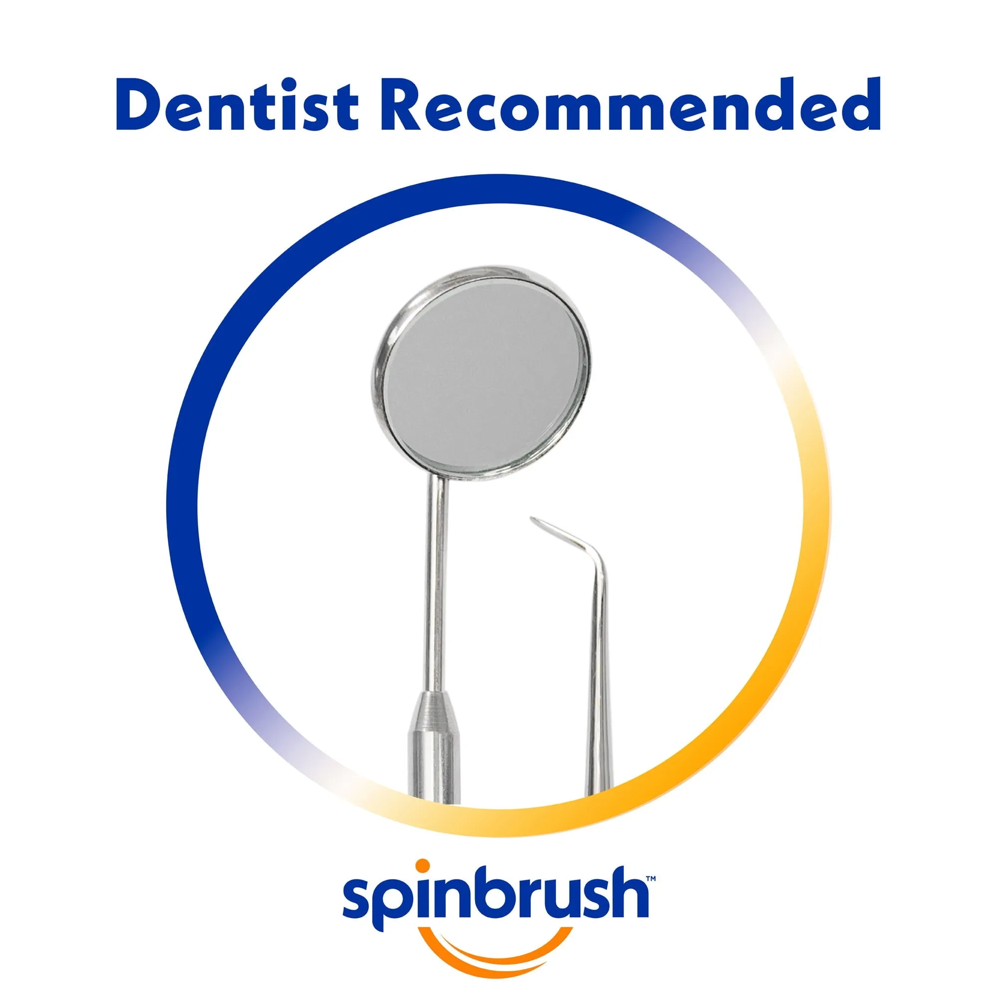 Spinbrush PRO CLEAN Refill, Medium Bristles, Includes 2 Replacement Heads for Battery Powered Toothbrushes