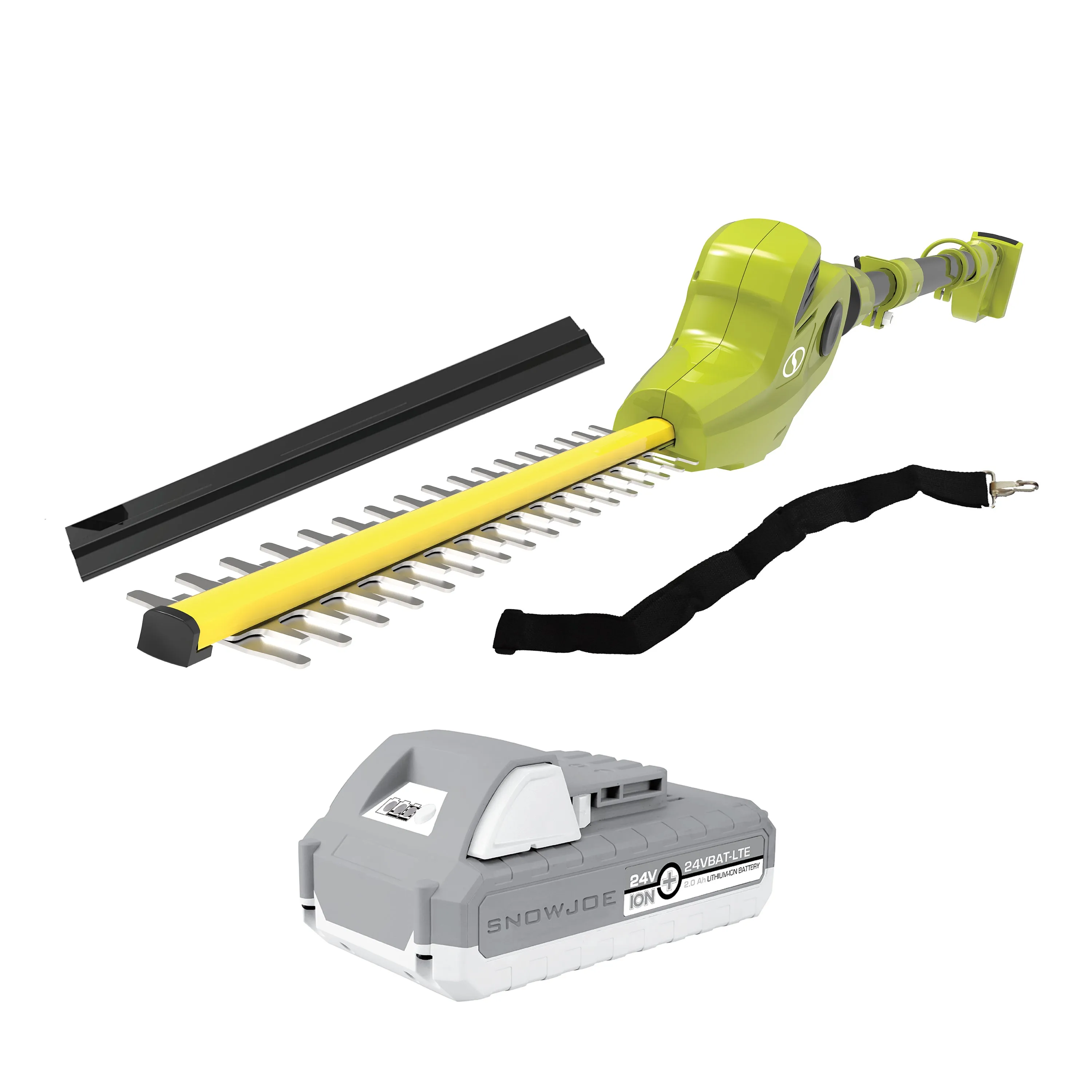 Sun Joe HEDGE-BDL Hedger/Chipper Bundle | W/ 24-Volt Hedger Kit and Electric Chipper/Shredder