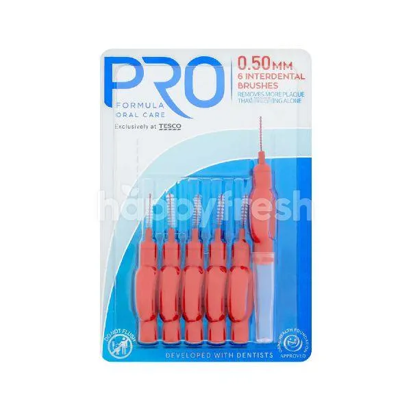 TESCO PRO 6 INTERDENTAL BRUSH 0.40MM