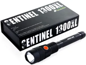 The Original Sentinel 1300XL Rechargeable Tactical LED Flashlight with Powerbank