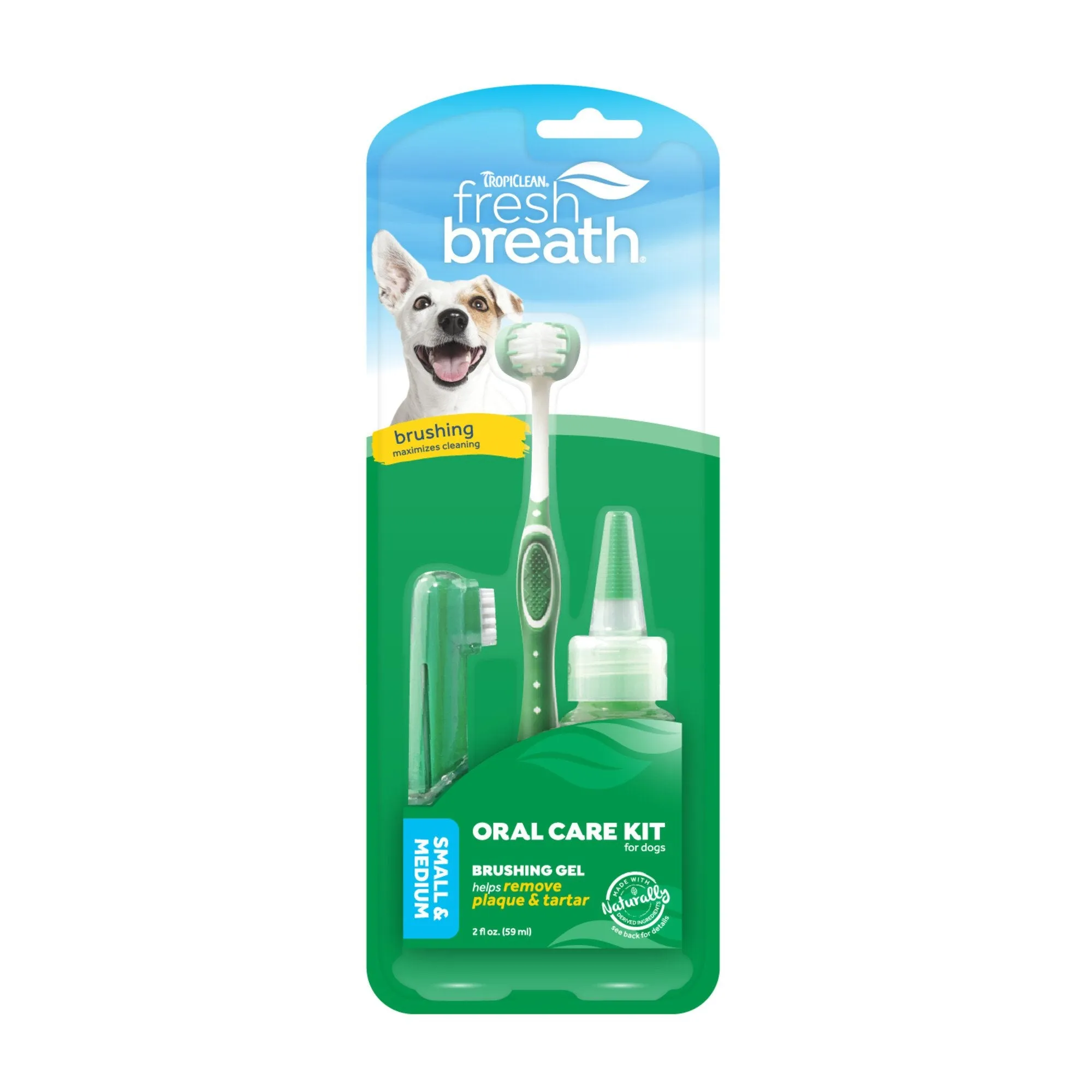 Tropiclean Fresh Breath Oral Care Kit For Small Dogs