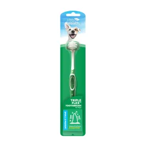 Tropiclean Fresh Breath Triple Flex Toothbrush for Dogs