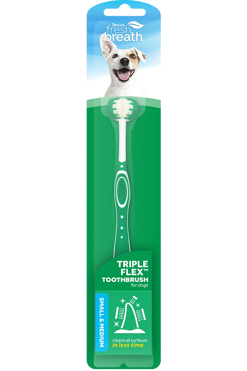 TropiClean - Tripleflex Toothbrush for Dogs