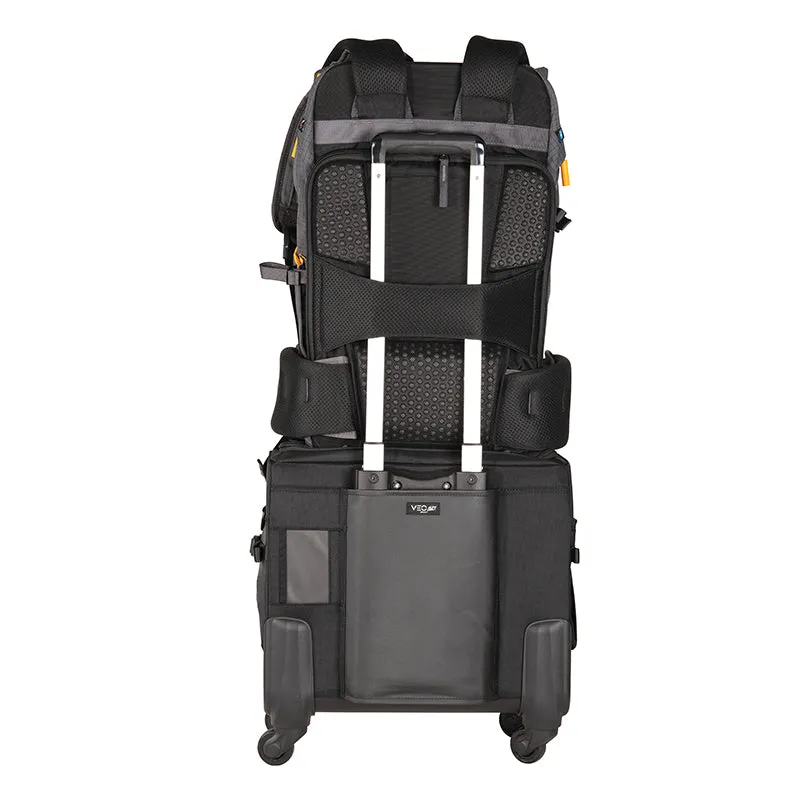 VEO Active 53 Gray Camera Backpack w/ USB Charger Connection