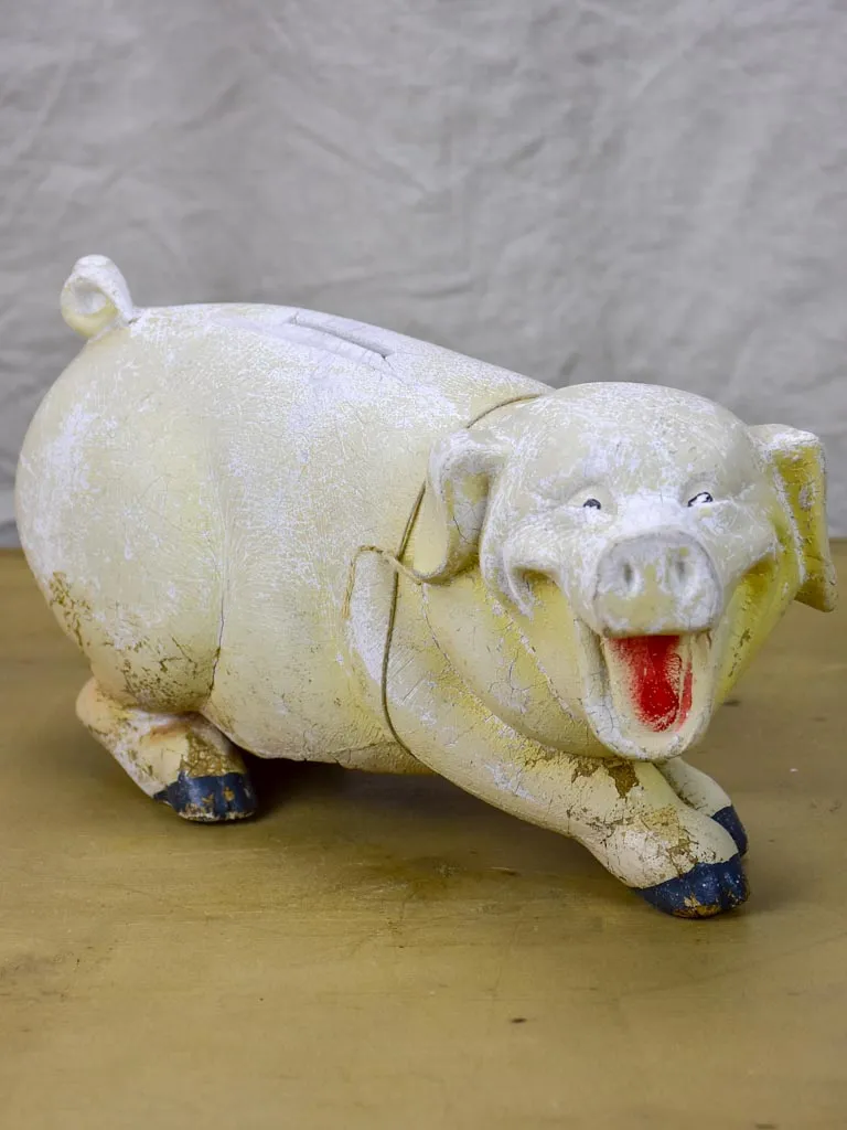 Vintage French piggy bank