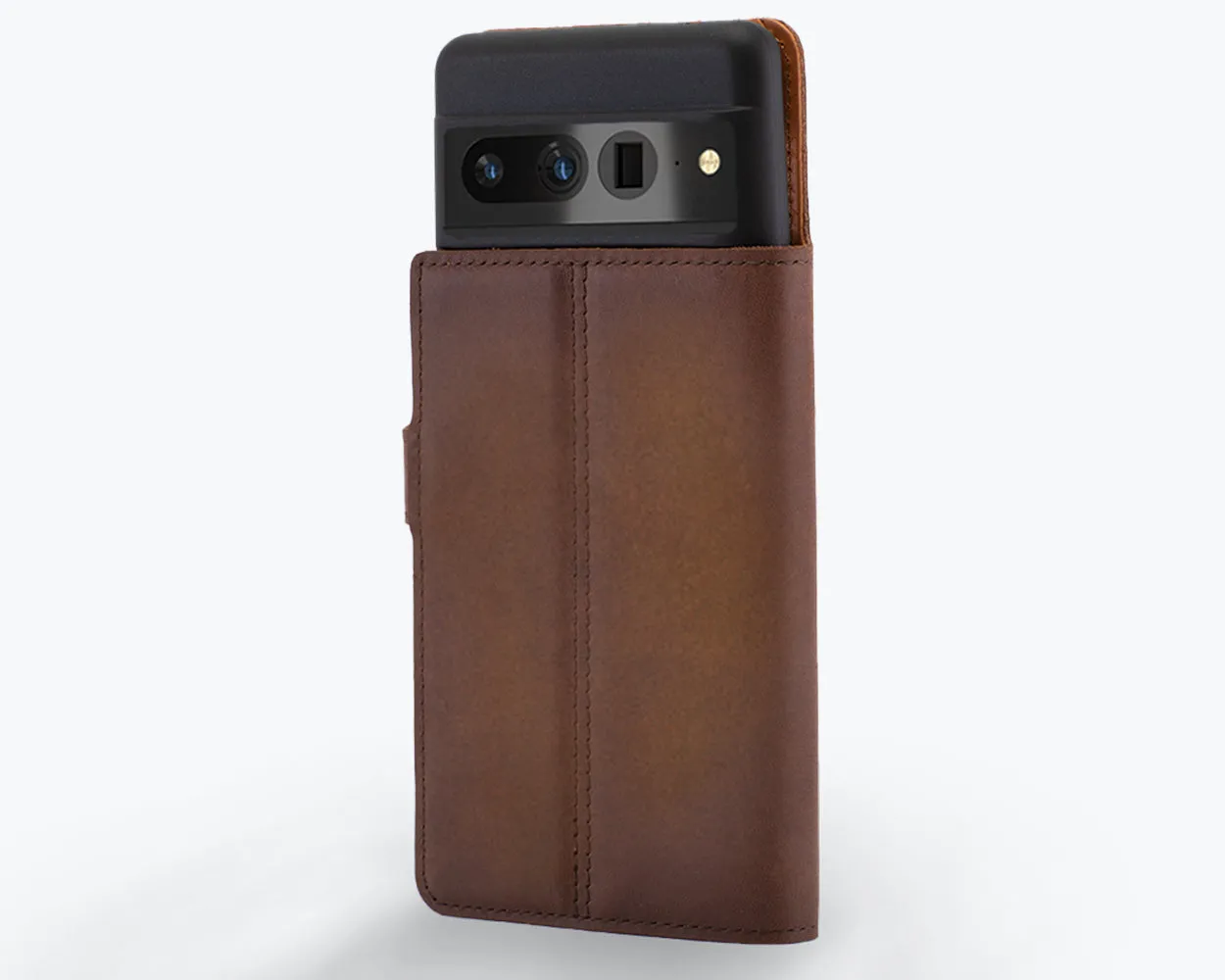 Vintage Leather Wallet - Google Pixel 7 Pro