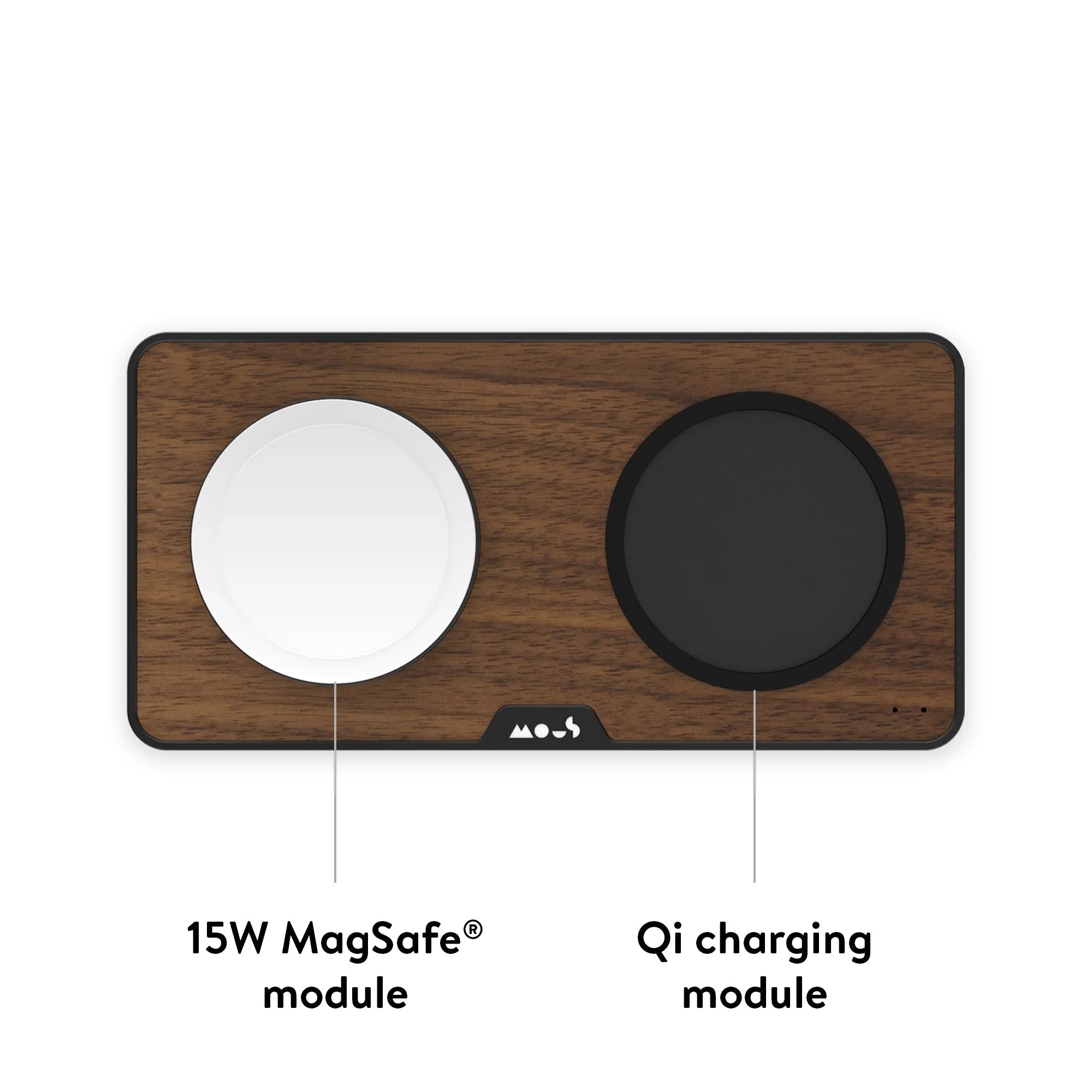 Walnut Charging Station with MagSafe®