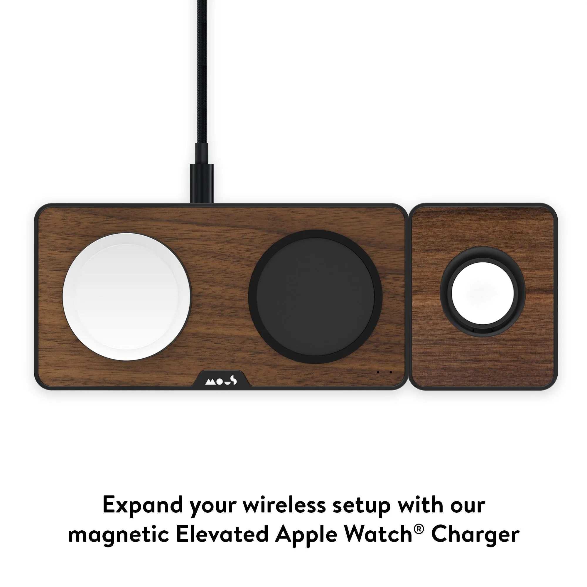 Walnut Charging Station with MagSafe®