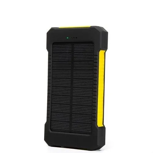 Waterproof 10000Mah Solar Power Bank with LED Light