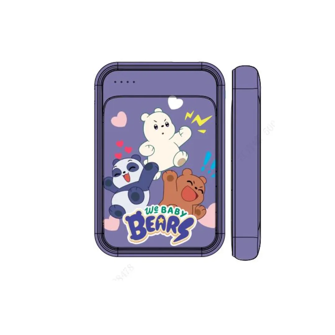 WE BABY BEARS Collection 5000mAh Power Bank(Purple)  Model: F15