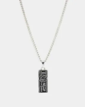 Wild for the Weekend Stick or Twist Dollar Bill Necklace Silver