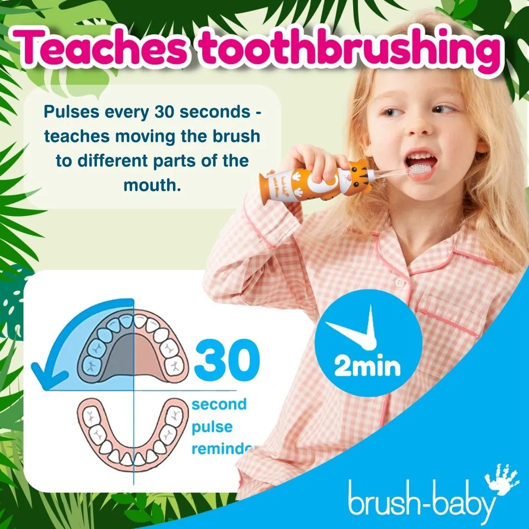 WildOnes™ Tiger Kids Electric Rechargeable Toothbrush