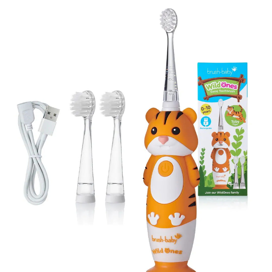 WildOnes™ Tiger Kids Electric Rechargeable Toothbrush