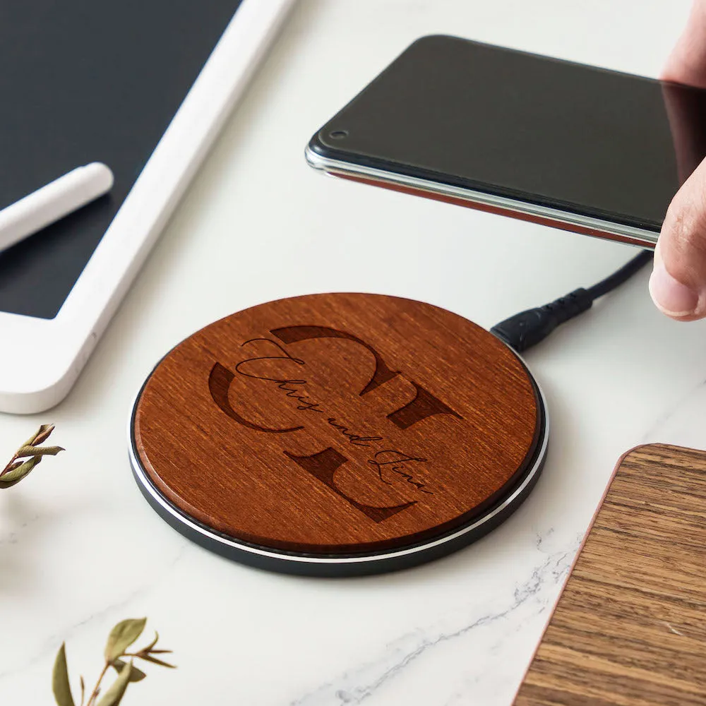 Wood Chuck Designs Bamboo Wood Wireless Charger