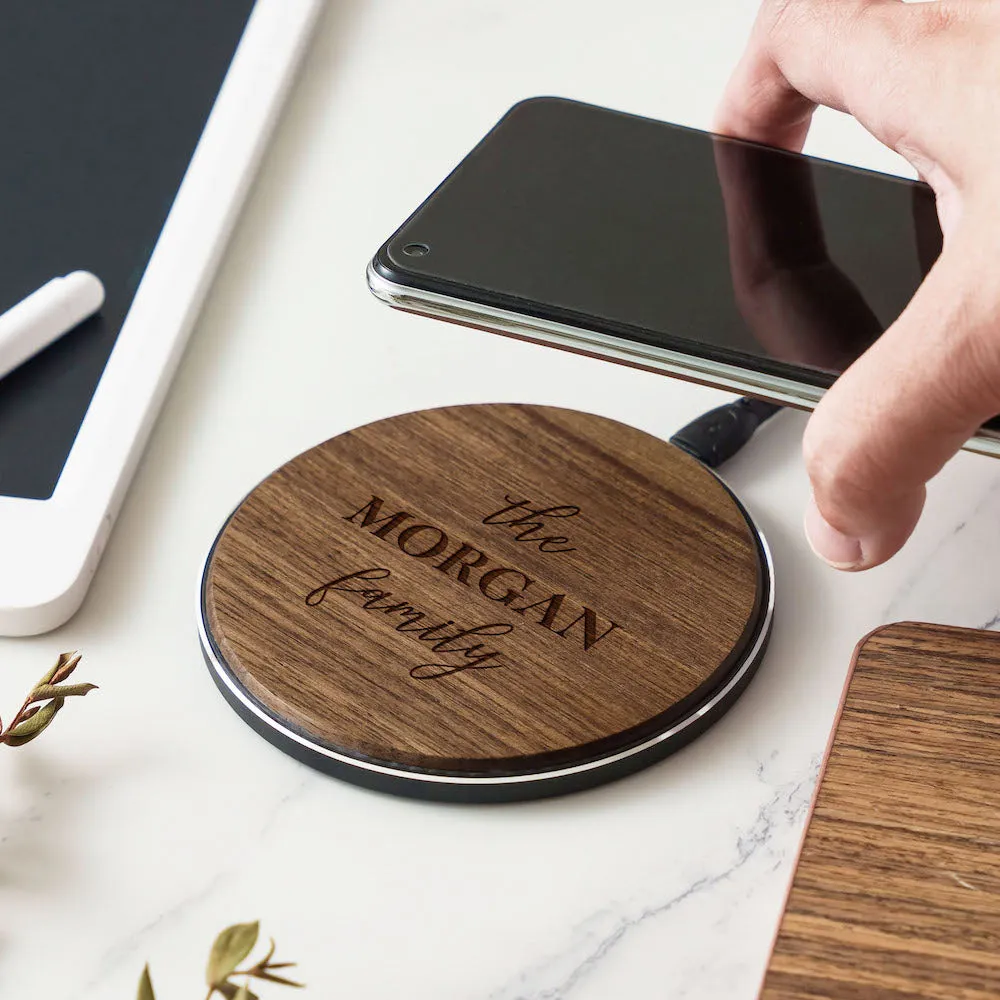 Wood Chuck Designs Bamboo Wood Wireless Charger