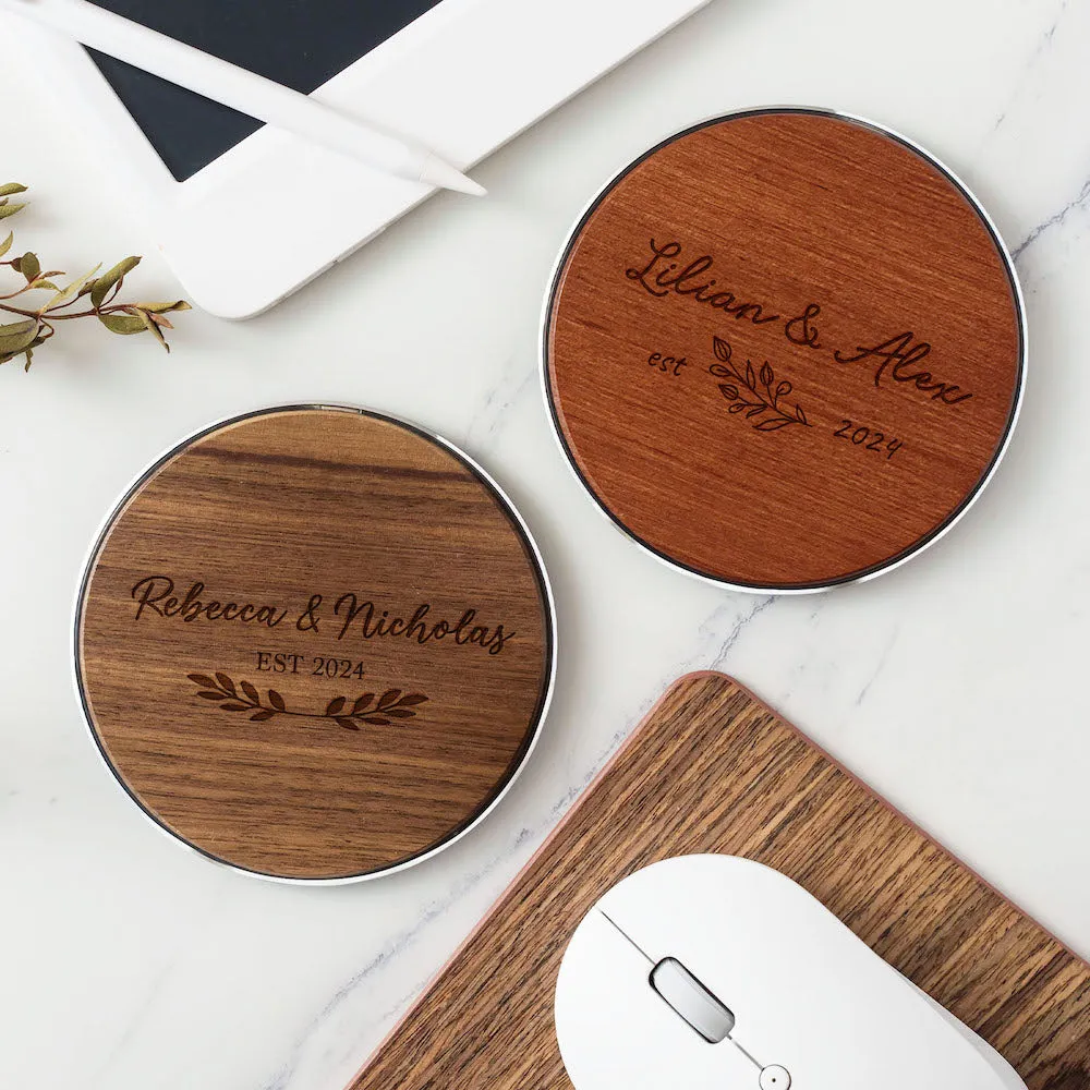 Wood Chuck Designs Bamboo Wood Wireless Charger