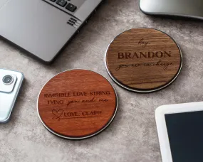 Wood Chuck Designs Bamboo Wood Wireless Charger