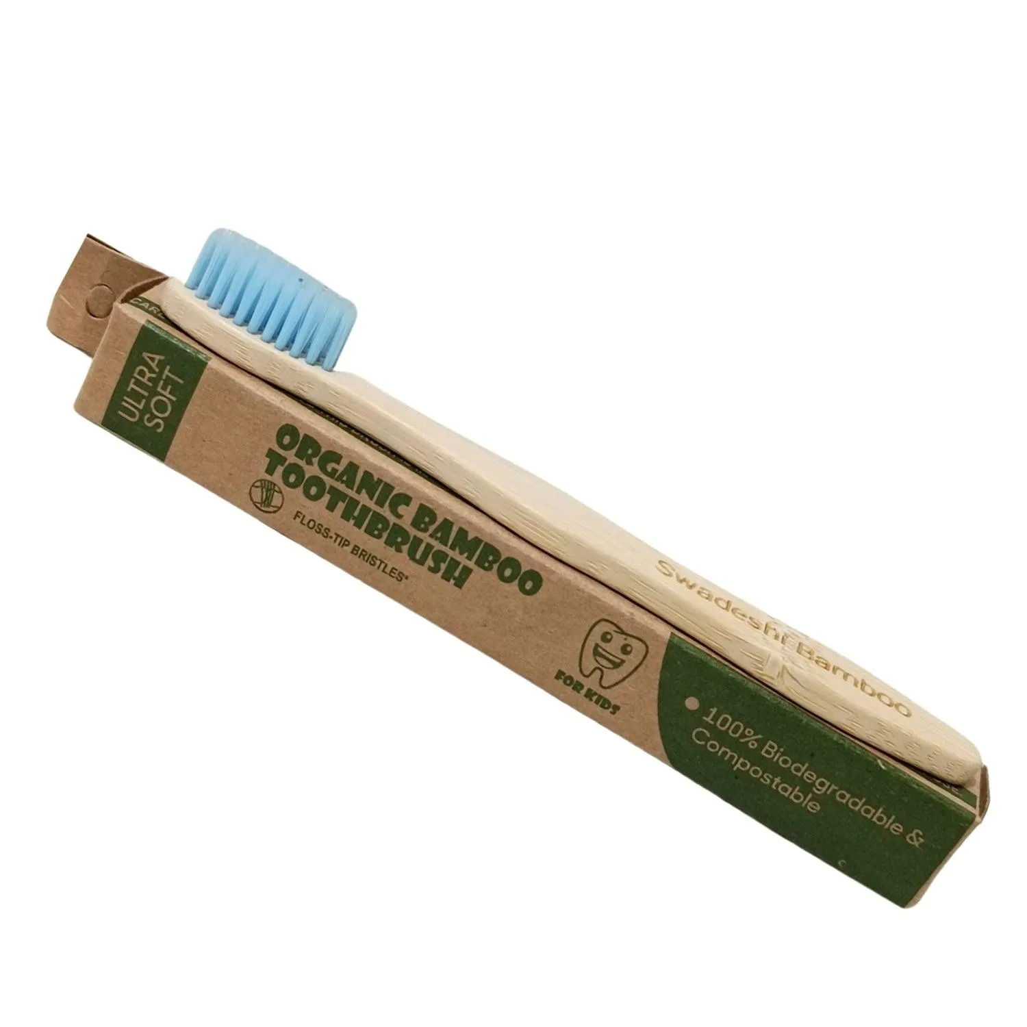 Wooden Bamboo Toothbrush | Pack of 6 | Ultra-Soft Bristles | BPA Free | Biodegradable and Compostable