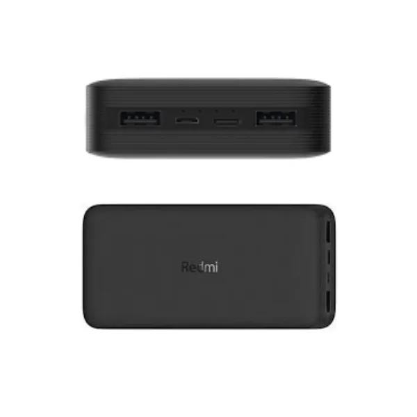 Xiaomi Redmi Power Bank 18w Fast Charge 20000 Mah Black