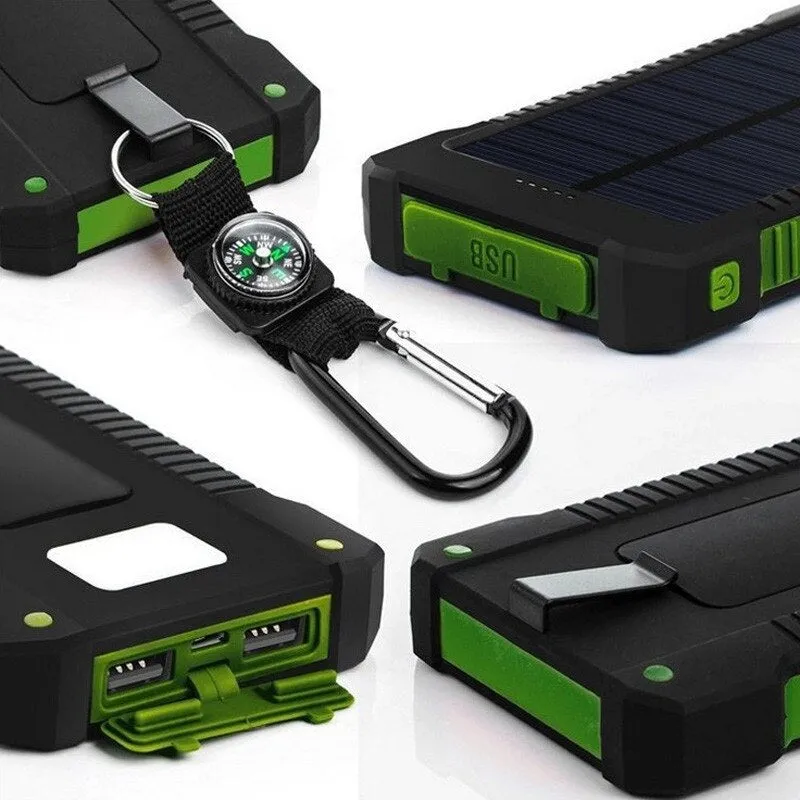 Xiaomi Waterproof Solar Power Bank USB Charger 20000mAh