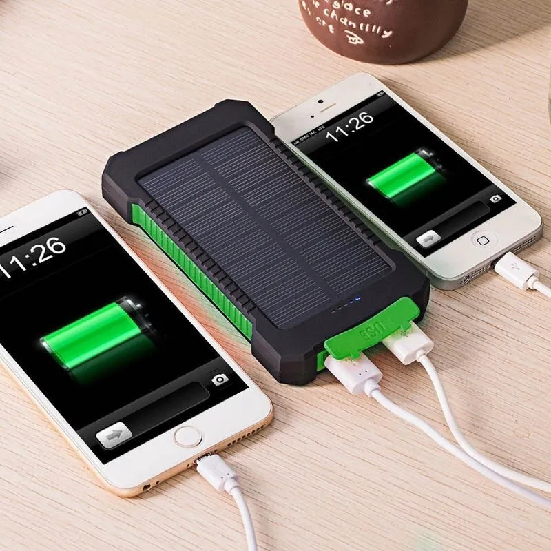 Xiaomi Waterproof Solar Power Bank USB Charger 20000mAh