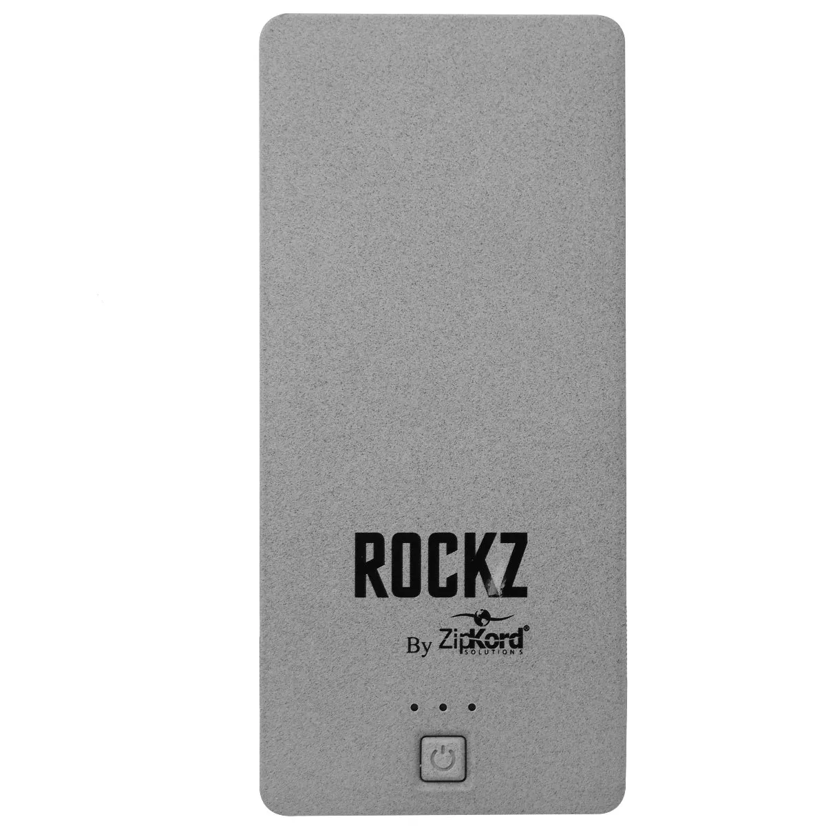 Zipkord 2.4 Amp 5,000 mAh Portable Power Bank with USB-C Connector - Gray